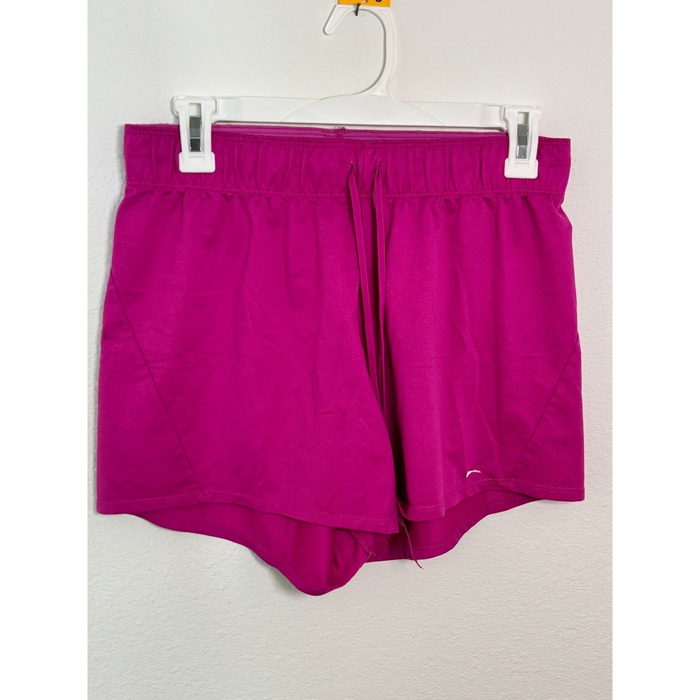 Nike Dri-FIT Womens Running Shorts Magenta Pink Elastic Waist Size Small